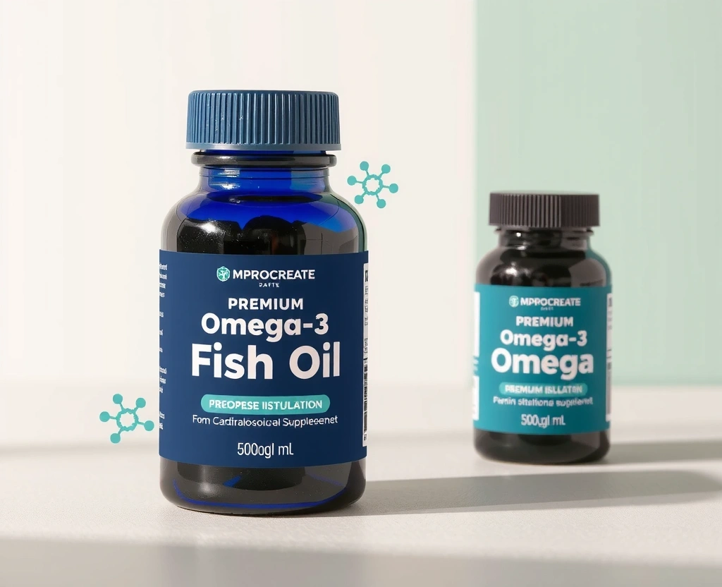 Omega-3 Fish Oil supplement with molecular distillation process