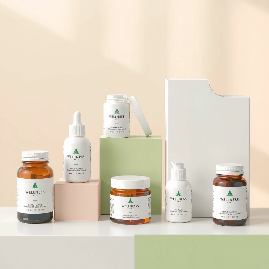 Premium supplements and skincare products