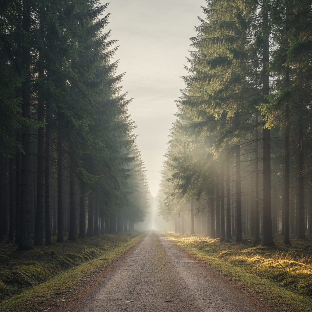 Bred vy av en man som promenerar längs en strandpromenad i tidigt morgonljus med havet till vänster och klippor till höger